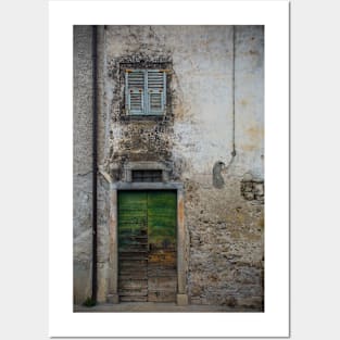 Door in Ovasta, Italy Posters and Art